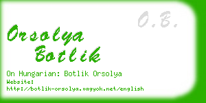 orsolya botlik business card